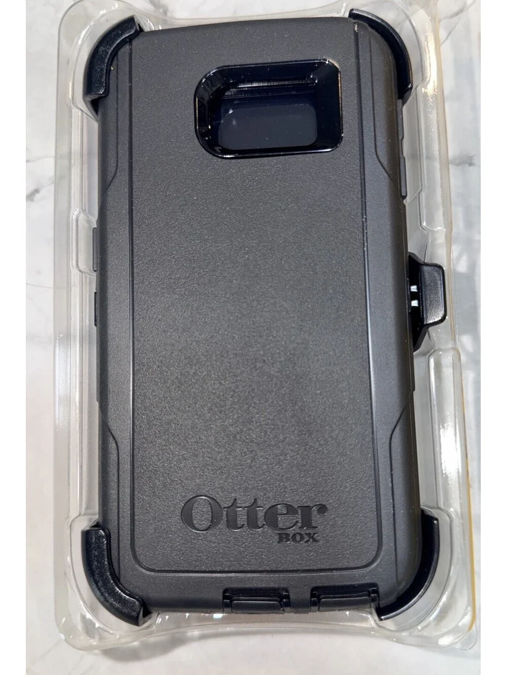 OtterBox Defender Case + Belt Clip Holster Samsung Galaxy S6 Black NEW